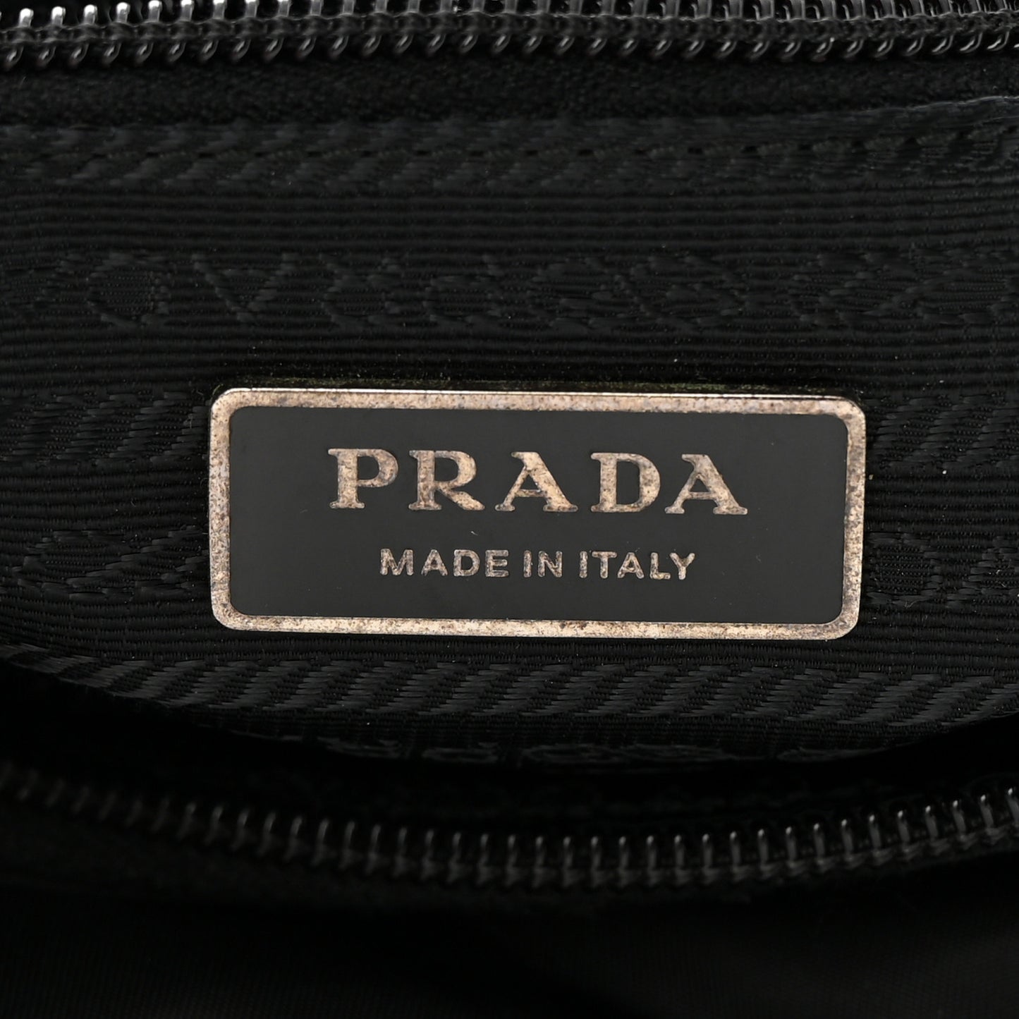 Tessuto Nylon Saffiano Small Vela Messenger Black