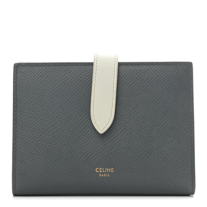 Celine Grained Calfskin Medium Multifunction Strap Wallet Grey 1 of 6