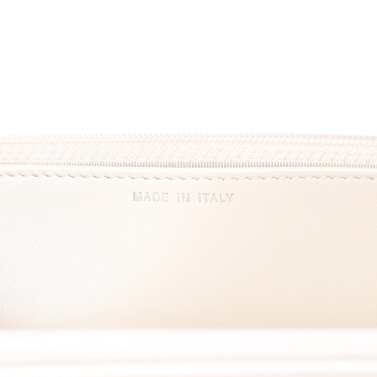 Metallic Calfskin Lucky Charms Casino 2.55 Reissue Wallet On Chain WOC Ivory