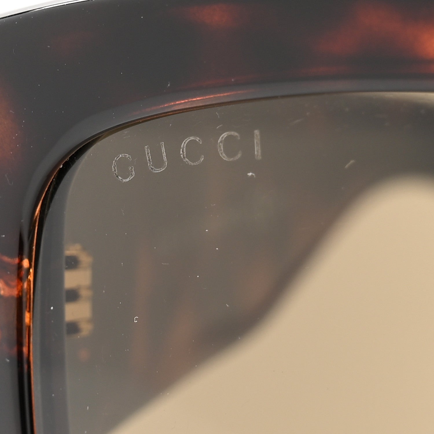 Gucci Acetate Optyl Square Sunglasses GG3837/F/S Dark Tortoiseshell 7 of 7