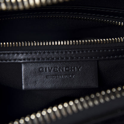 Givenchy Calfskin Crocodile Embossed Small Antigona Black 8 of 10