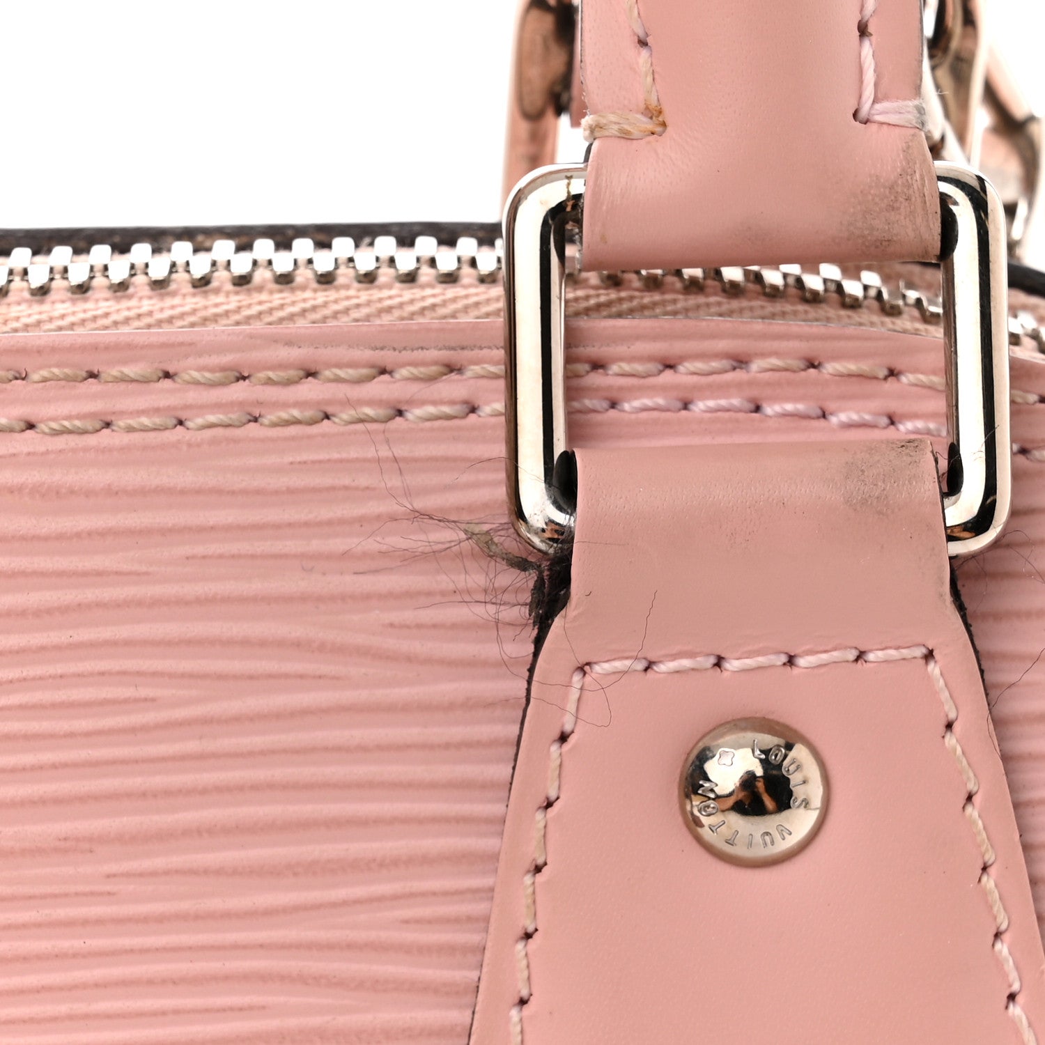 Louis Vuitton Epi Alma BB Rose Ballerine 12 of 13