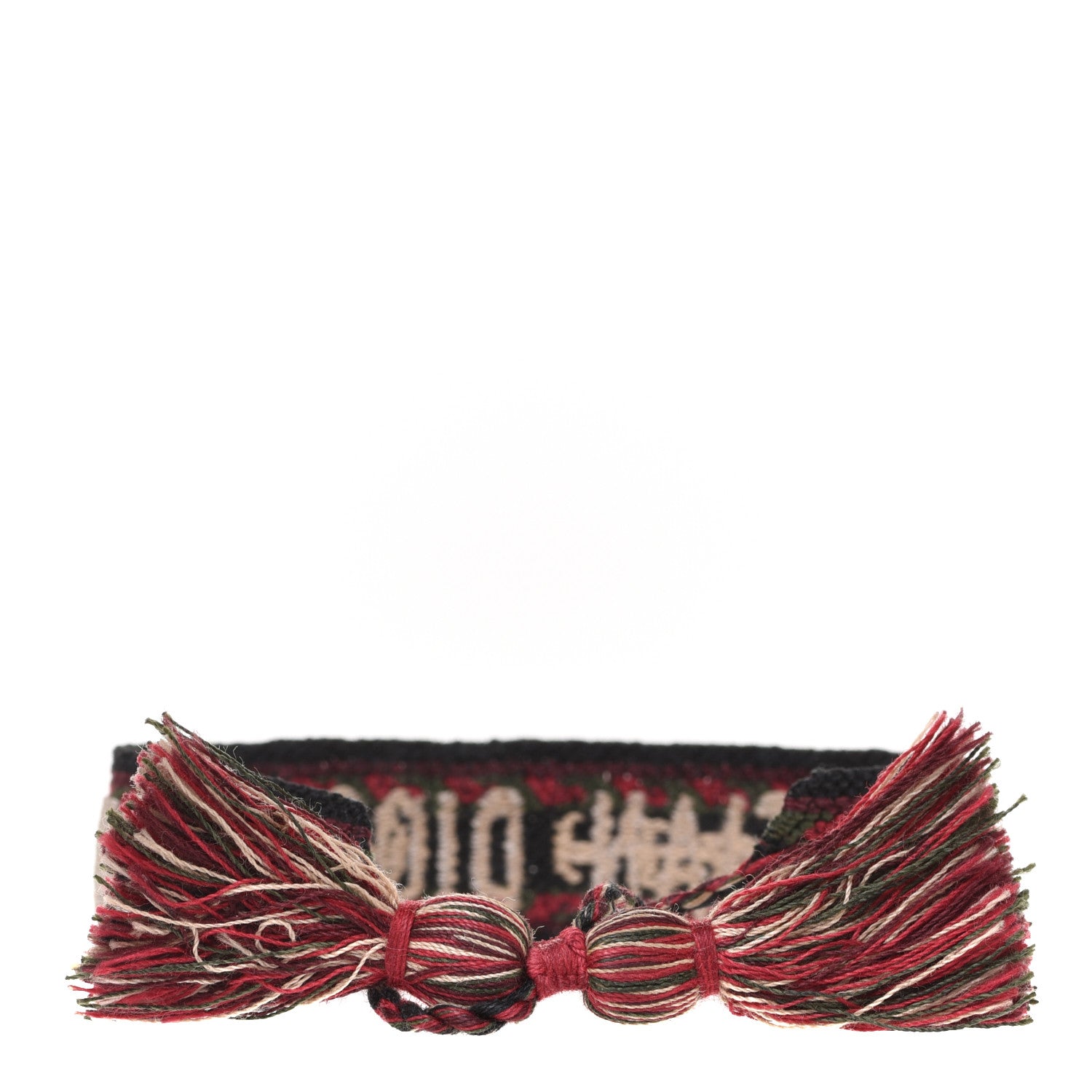 Christian Dior Woven Cotton J'Adior Friendship Bracelet 3 of 3