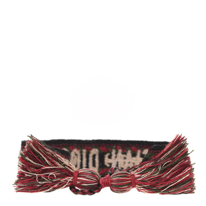 Christian Dior Woven Cotton J'Adior Friendship Bracelet 3 of 3