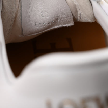 Loewe Nylon Suede Flow Retro Runner Sneakers 38 White 9 of 9