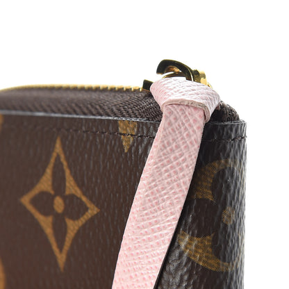 Louis Vuitton Monogram Clemence Wallet Rose Ballerine 9 of 10