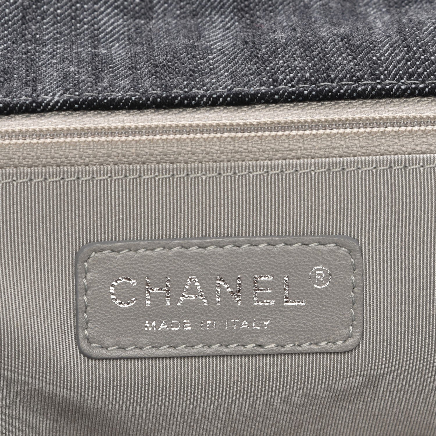 Chanel Denim Quilted Stretch Spirit Messenger Bag 7 of 8