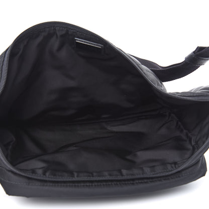 Prada Tessuto Nylon Saffiano Belt Bag Black 5 of 9