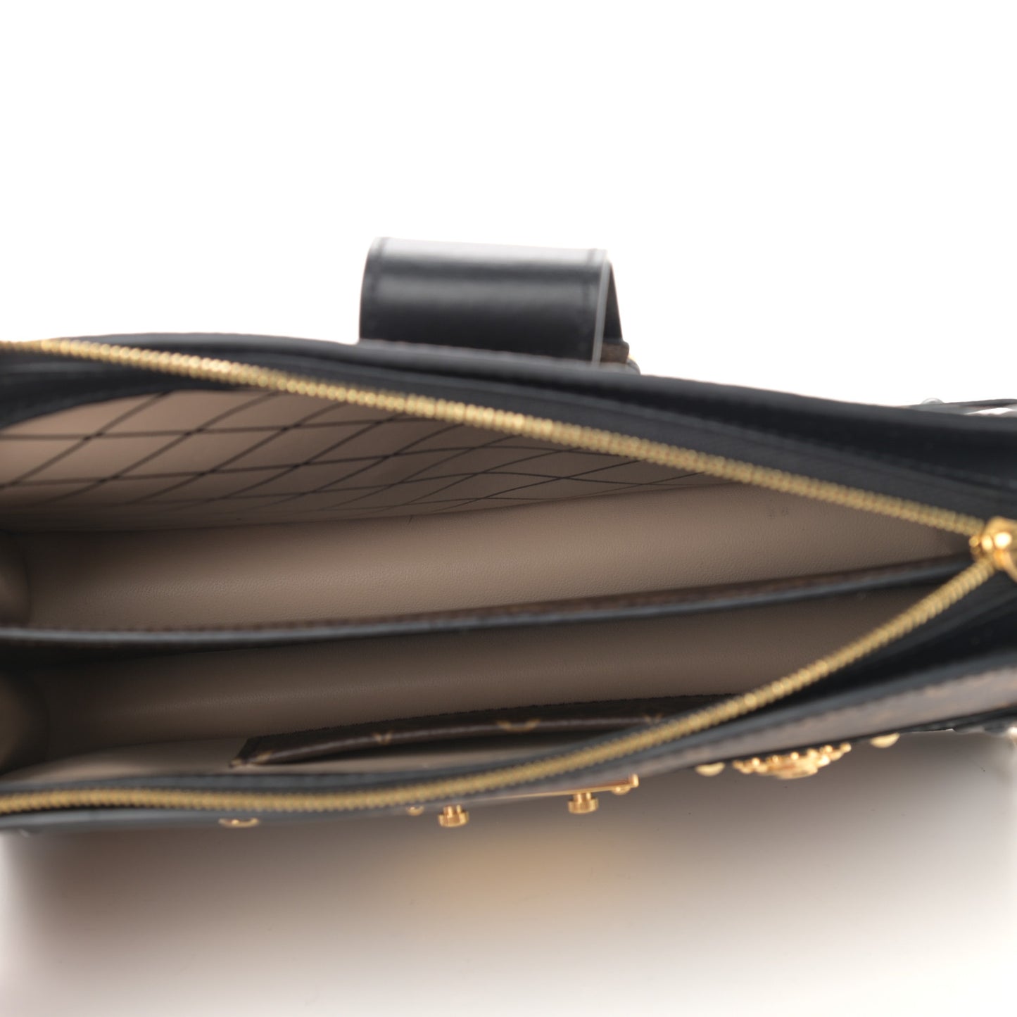 Reverse Monogram Trunk Clutch