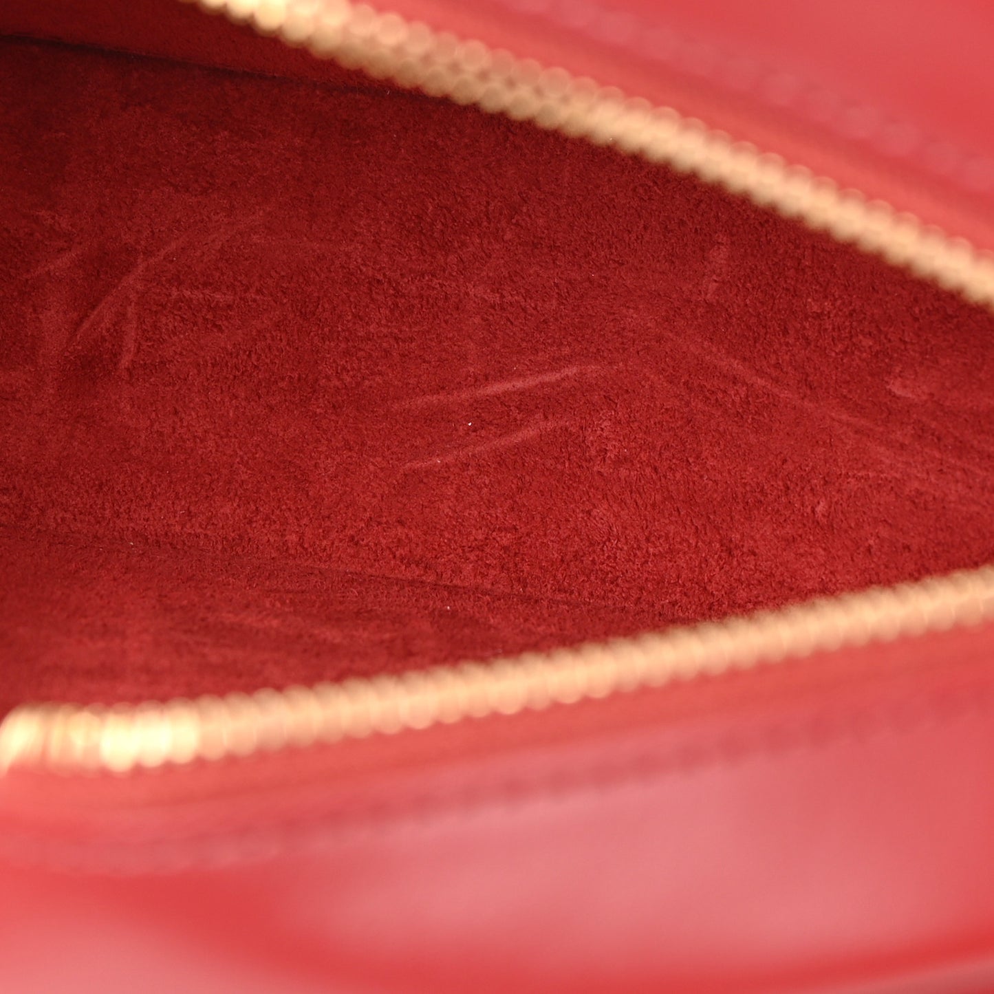 Smooth Calfskin Cuir Triomphe Oval Purse Crossbody Red