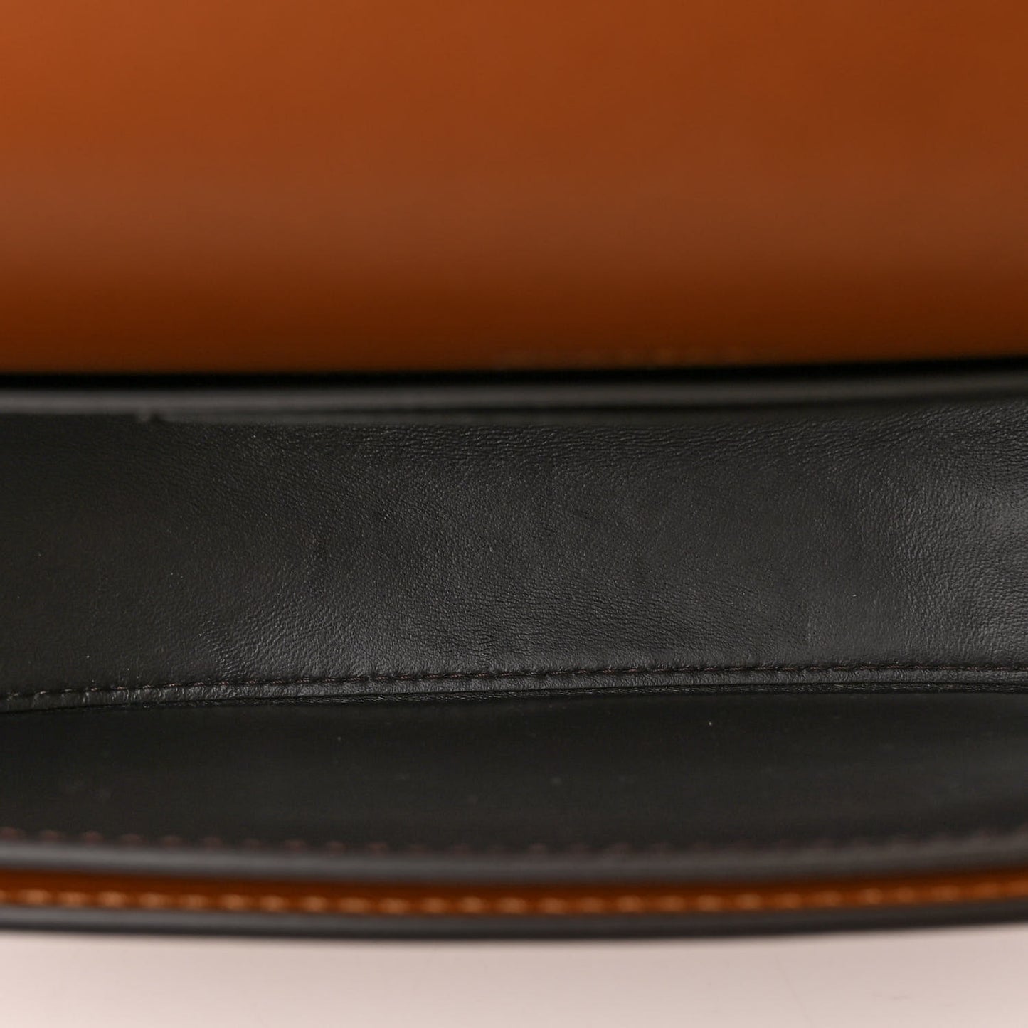Calfskin Small Two-Tone Olympia Shoulder Bag Warm Tan