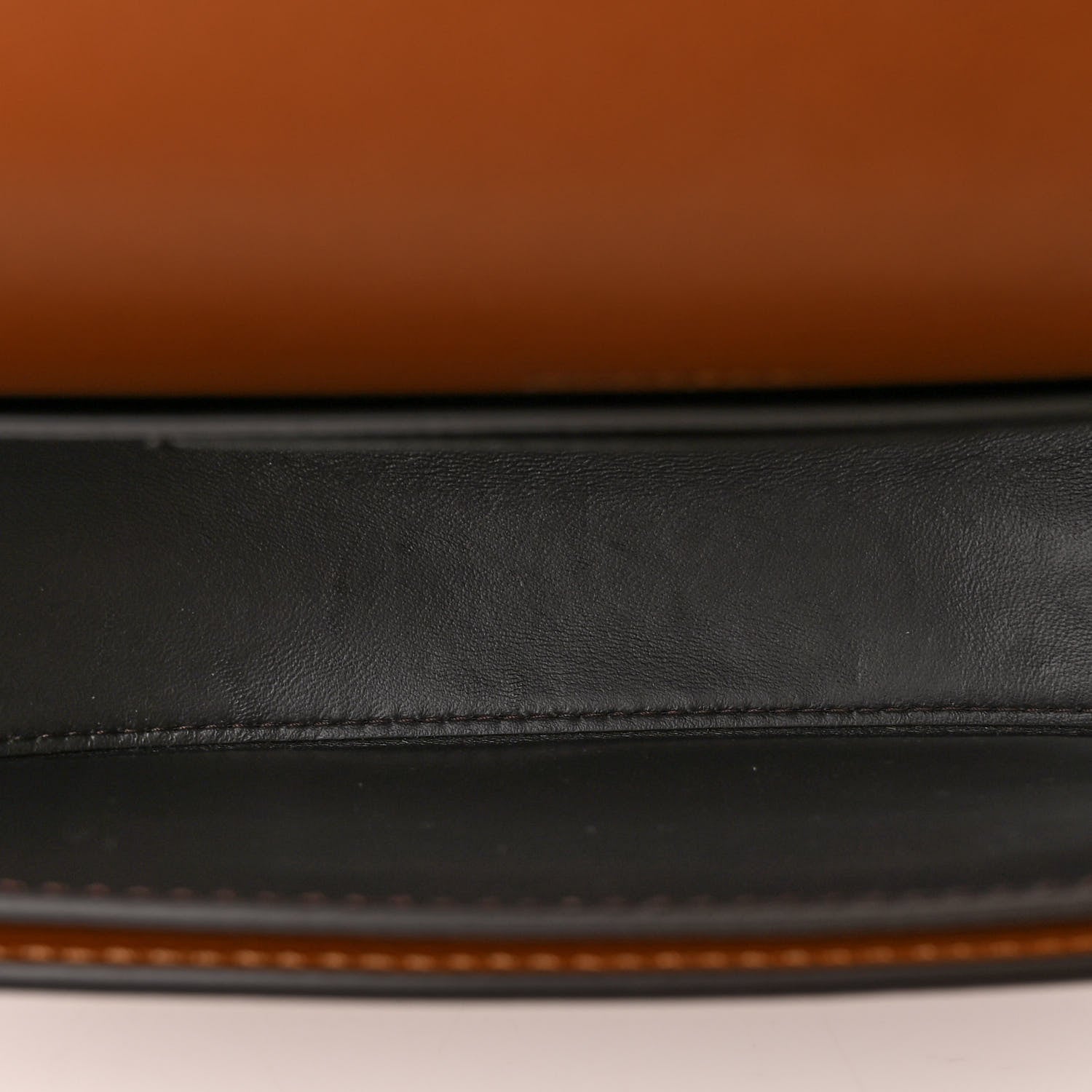 Burberry Calfskin Small Two-Tone Olympia Shoulder Bag Warm Tan 5 of 9