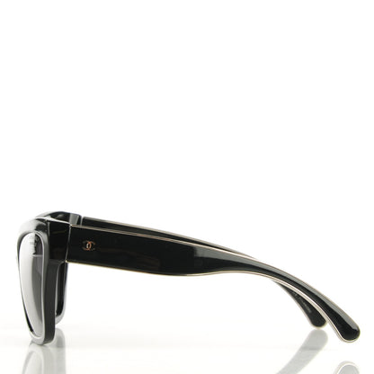 Chanel Acetate CC Cat Eye Sunglasses 5271 Black 3 of 7