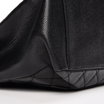 Chanel Caviar Quilted Grand Shopping Tote GST Black 9 of 9