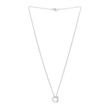Louis Vuitton 18K White Gold Empreinte Pendant Necklace 4 of 6