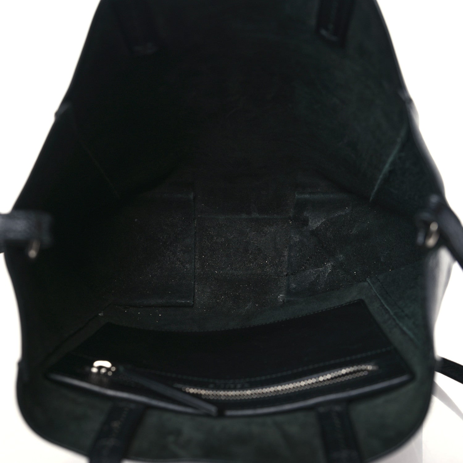 Celine Grained Calfskin Small Vertical Cabas Black 5 of 11