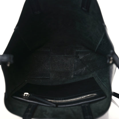 Celine Grained Calfskin Small Vertical Cabas Black 5 of 11