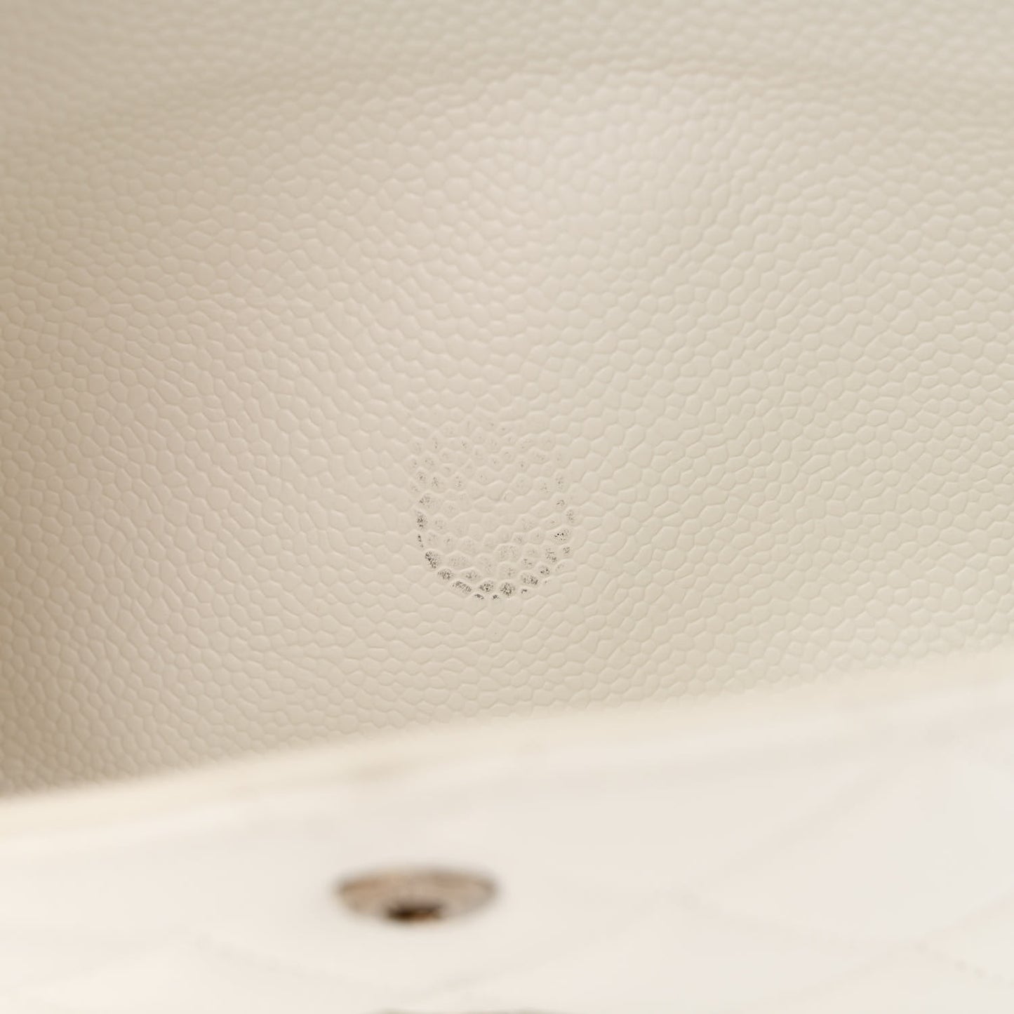 Caviar Quilted Jumbo Double Flap White