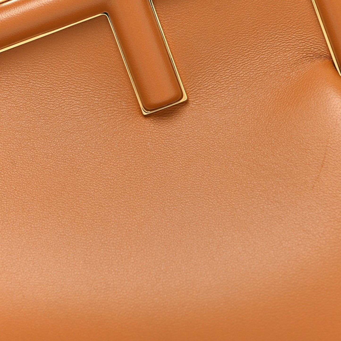 Shiny Nappa Small Fendi First Caramello