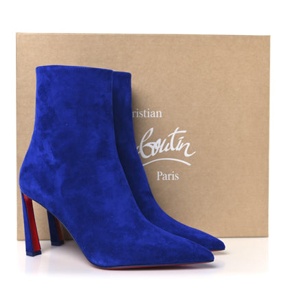 Christian Louboutin Veau Velours Condora 85 Ankle Boots 38 Galactiqueen 9 of 9