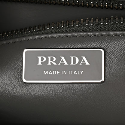 Prada Nappa Antique Small Re-Edition 2001 Two Handle Crossbody Bag Ardesia 6 of 11