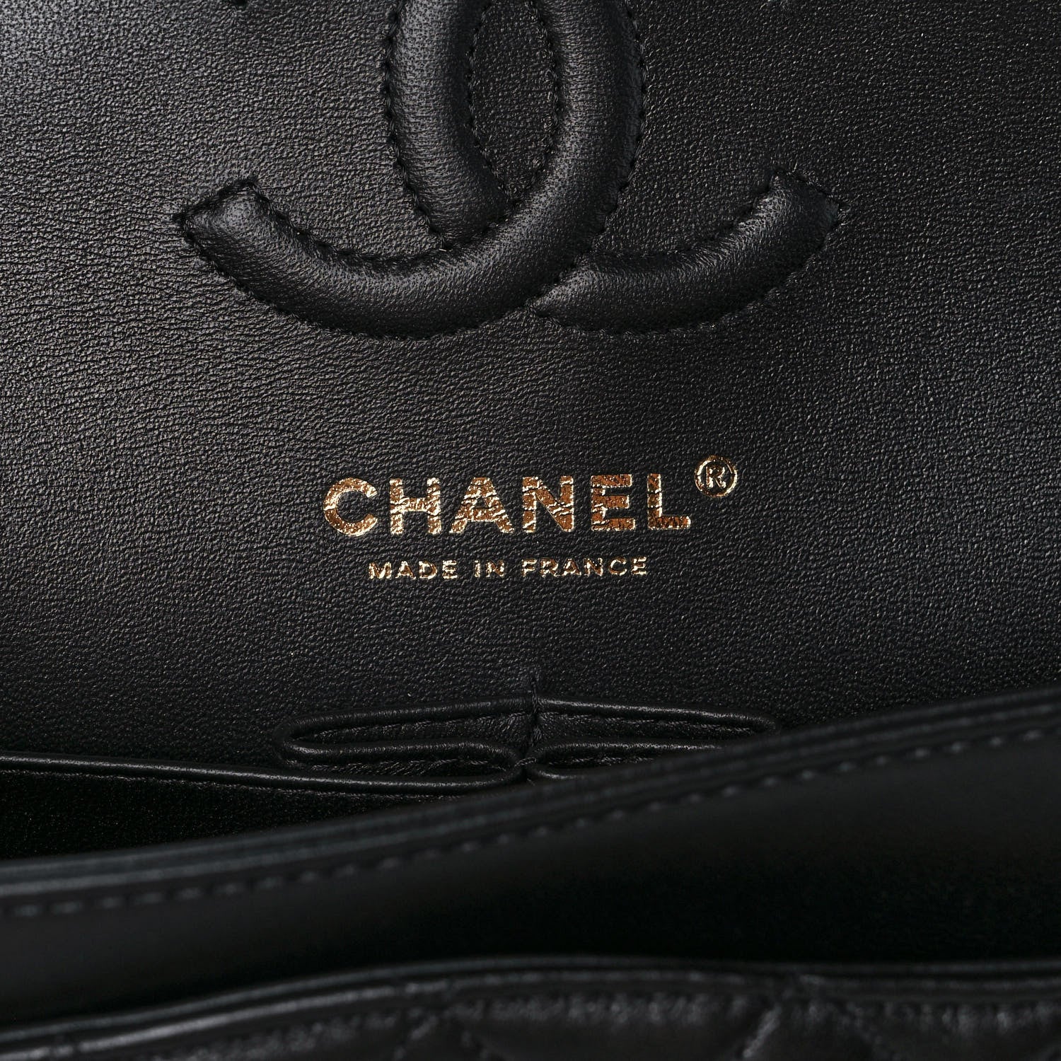 Chanel Lambskin Quilted Small Double Flap Black 6 of 12