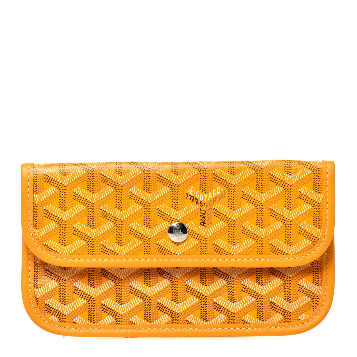 Goyardine Pouch Yellow