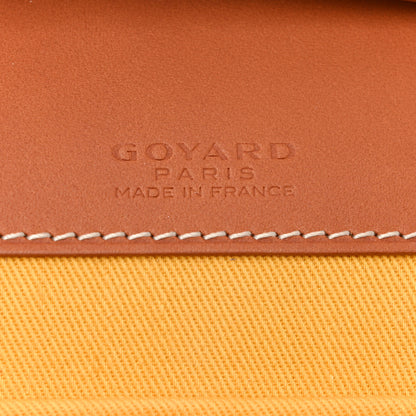 Goyard Goyardine Monte Carlo Bois Clutch With Strap Black Gold 6 of 11