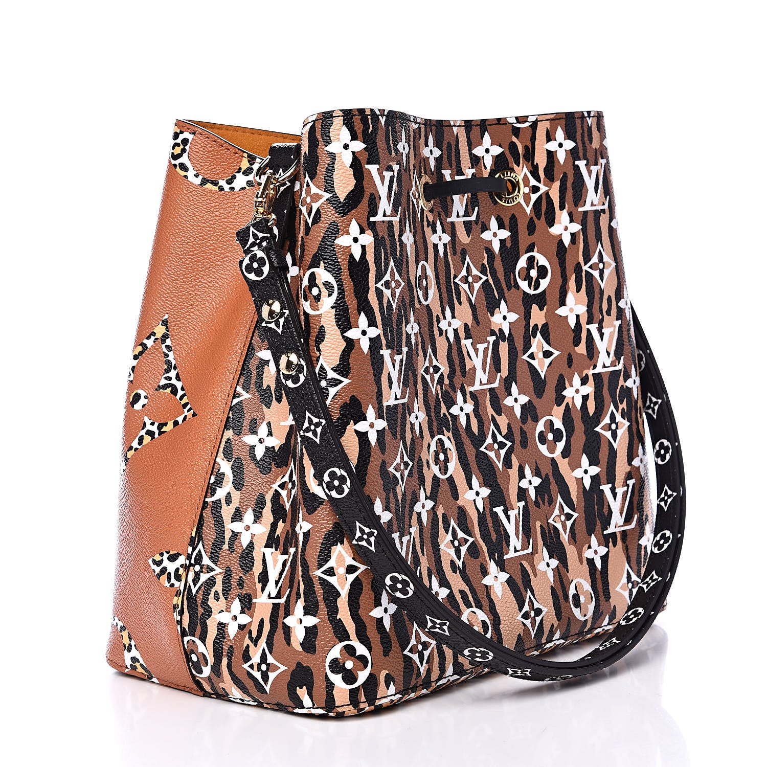 Louis Vuitton Monogram Giant Jungle NéoNoé Caramel 3 of 8