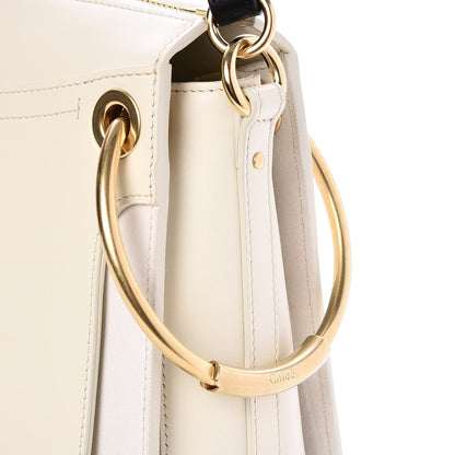 Chloe Calfskin Medium Roy Bag Natural White 9 of 10