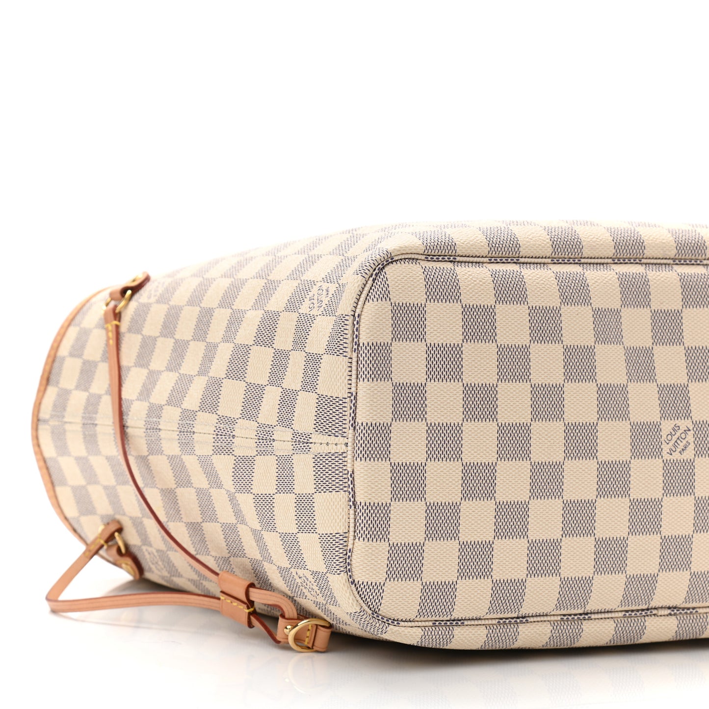 Damier Azur Neo Neverfull MM Rose Ballerine