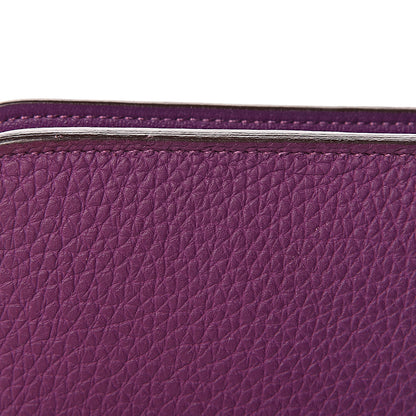Hermes Togo Dogon Duo Wallet Ultraviolet 10 of 18