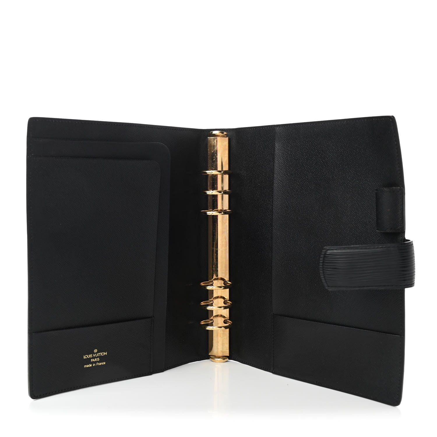 Louis Vuitton Epi Large Ring Agenda Black 5 of 8