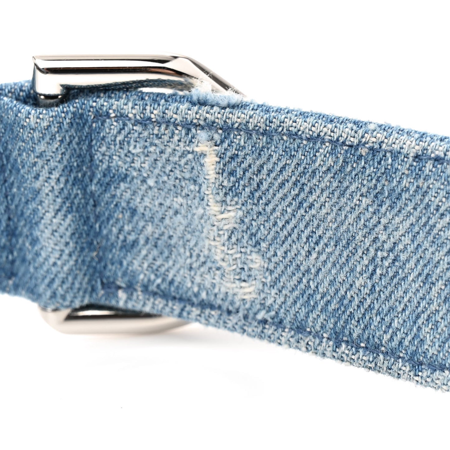 Washed Denim Medium Voyou Bag Medium Blue