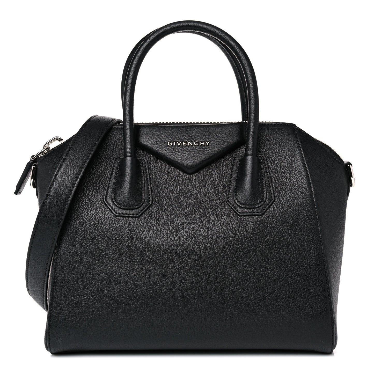 Sugar Goatskin Small Antigona Black
