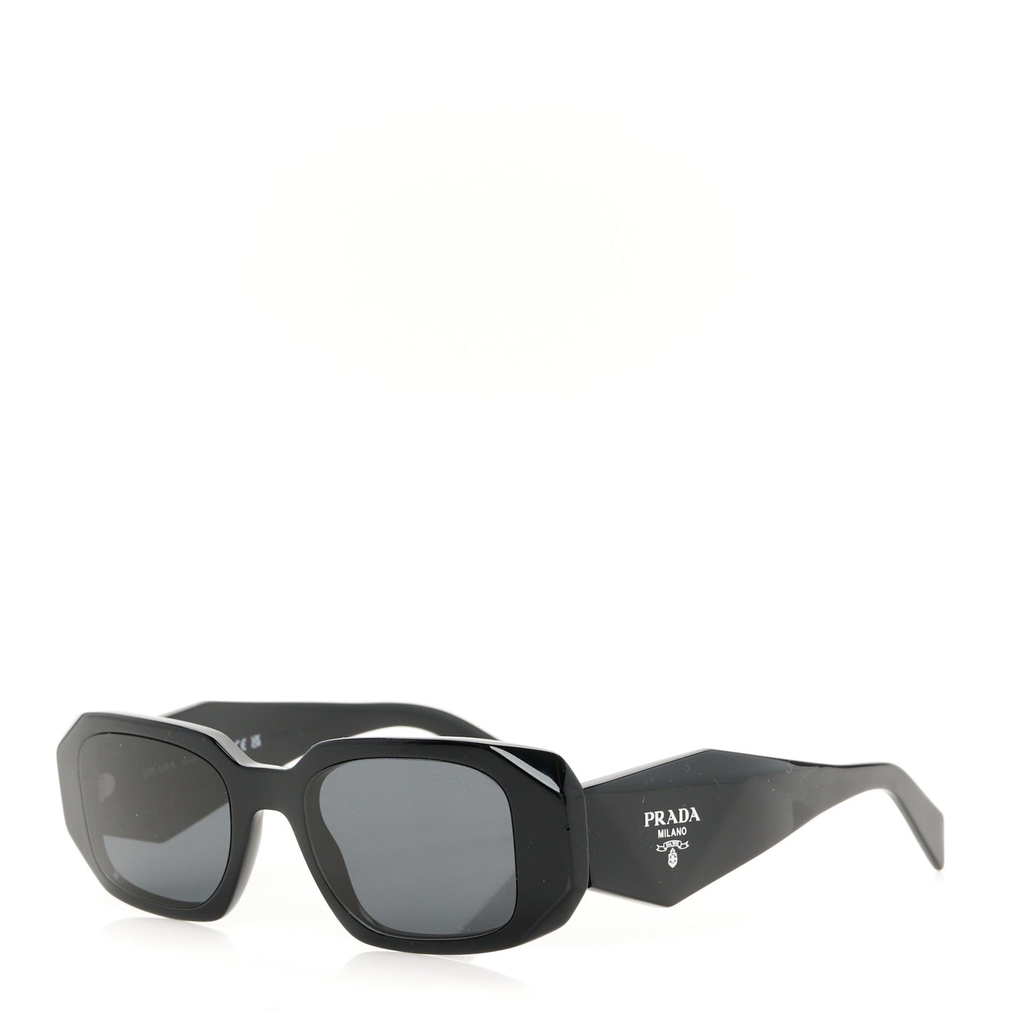 Acetate Symbole Sunglasses SPR 17W Black