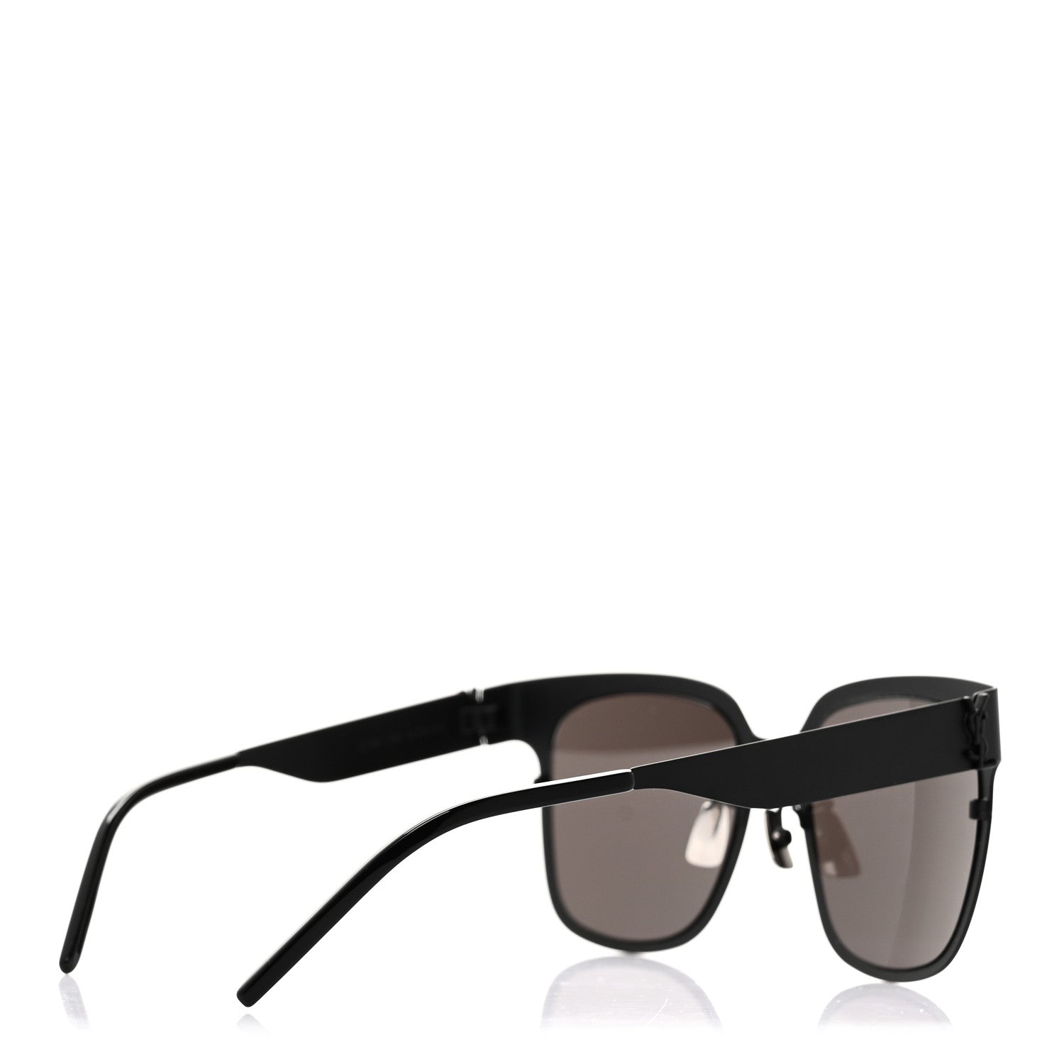 Saint Laurent Acetate Square SL M41 Sunglasses Black 4 of 6