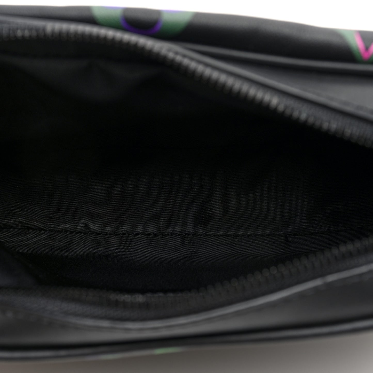 Calfskin Monogram Spotlight Comet Messenger PM Black Borealis