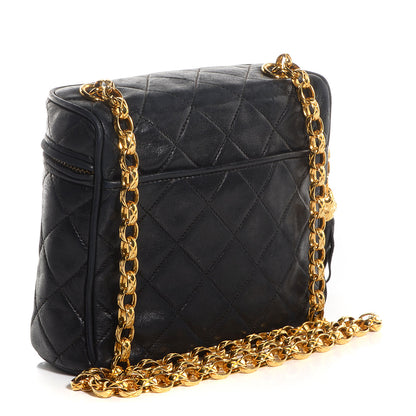 Chanel Lambskin CC Tassel Shoulder Bag Black 3 of 7