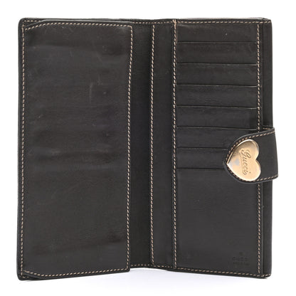 Gucci Monogram Heart Continental Wallet Dark Brown 5 of 14