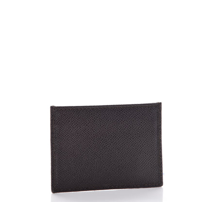 Burberry Grained Calfskin Credit Card Case Ebony 3 of 7
