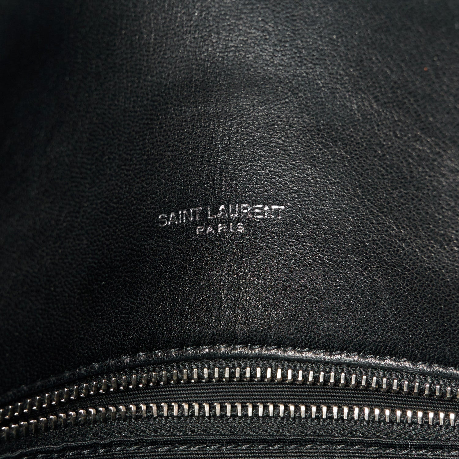 Saint Laurent Lambskin Quilted Medium Loulou Puffer Monogram Chain Satchel Black 6 of 11
