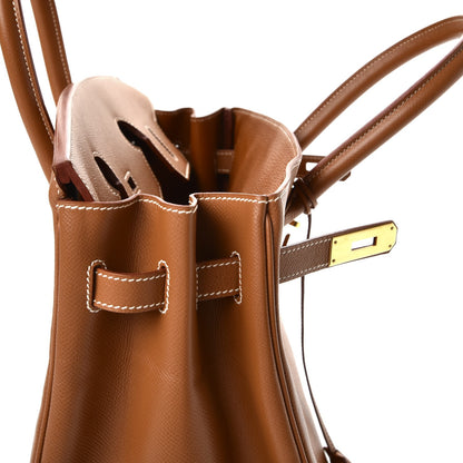 Hermes Courchevel Birkin 35 Gold 34 of 35