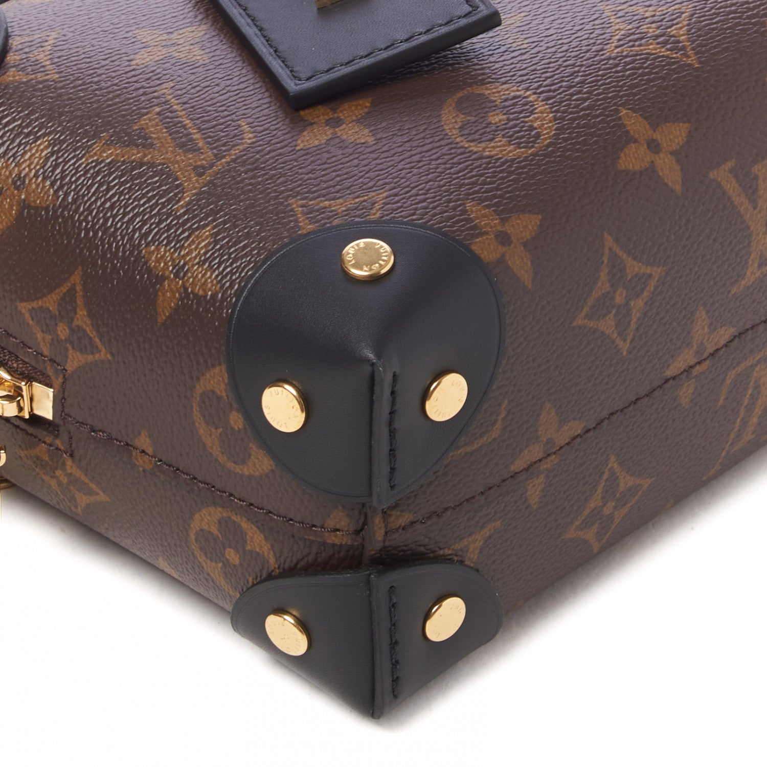 Louis Vuitton Monogram Petite Malle Souple Black 6 of 9