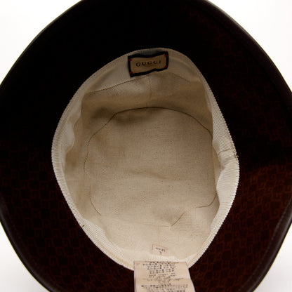 Gucci Suede GG Monogram Bucket Hat L Brown 8 of 11