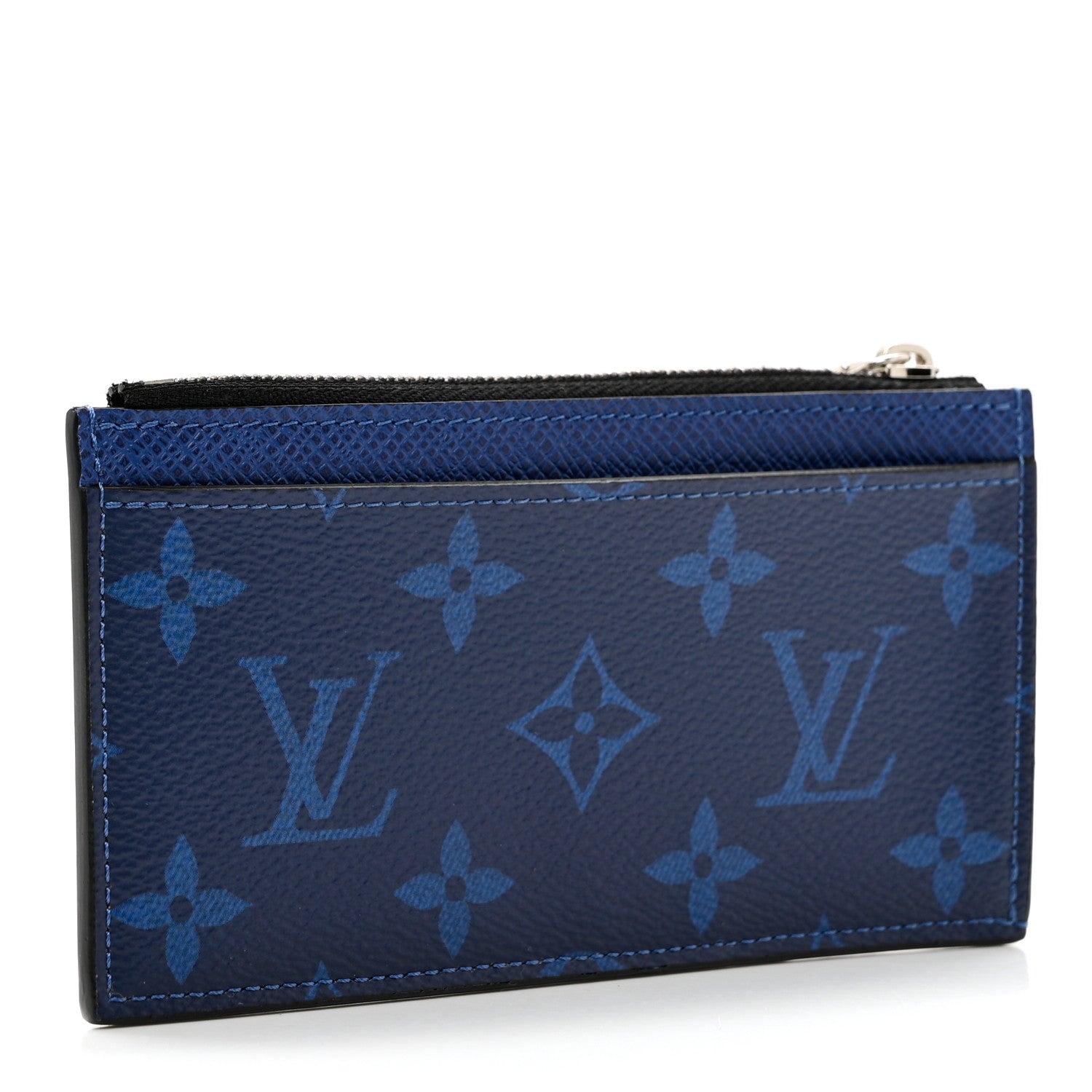 Louis Vuitton Taigarama Coin Card Holder Cobalt Blue 3 of 6