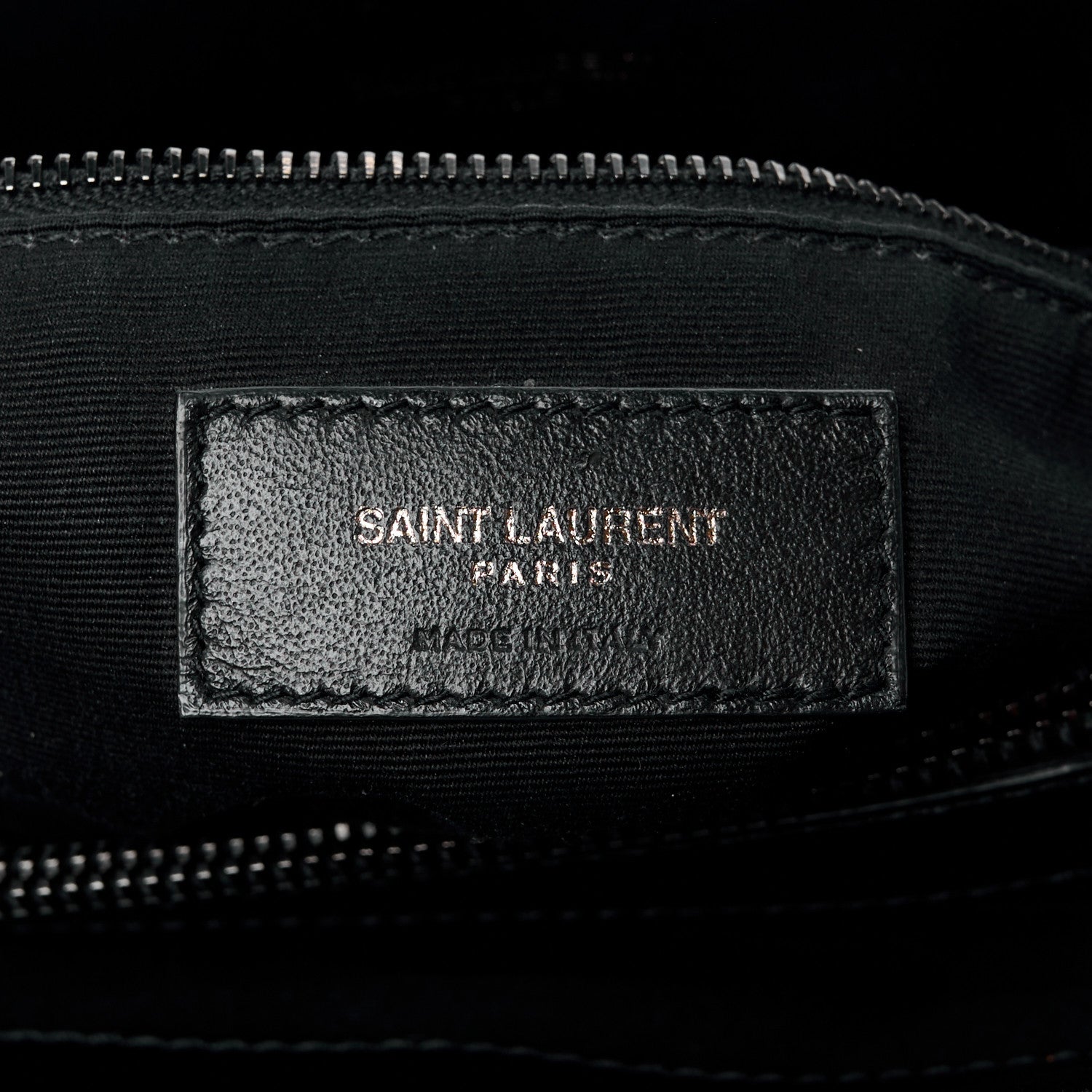 Saint Laurent Calfskin Y Quilted Monogram Monochrome Medium Loulou Chain Satchel Black 7 of 12