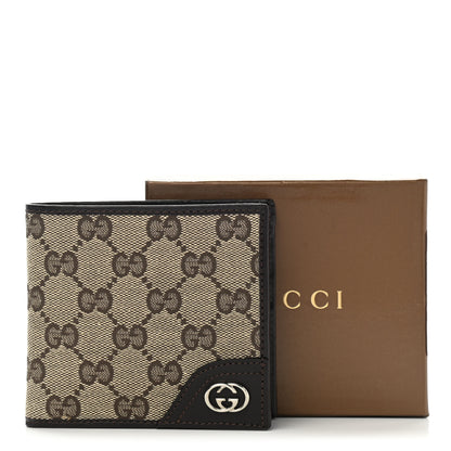Gucci Monogram Britt Bi-Fold Wallet Dark Brown 8 of 8