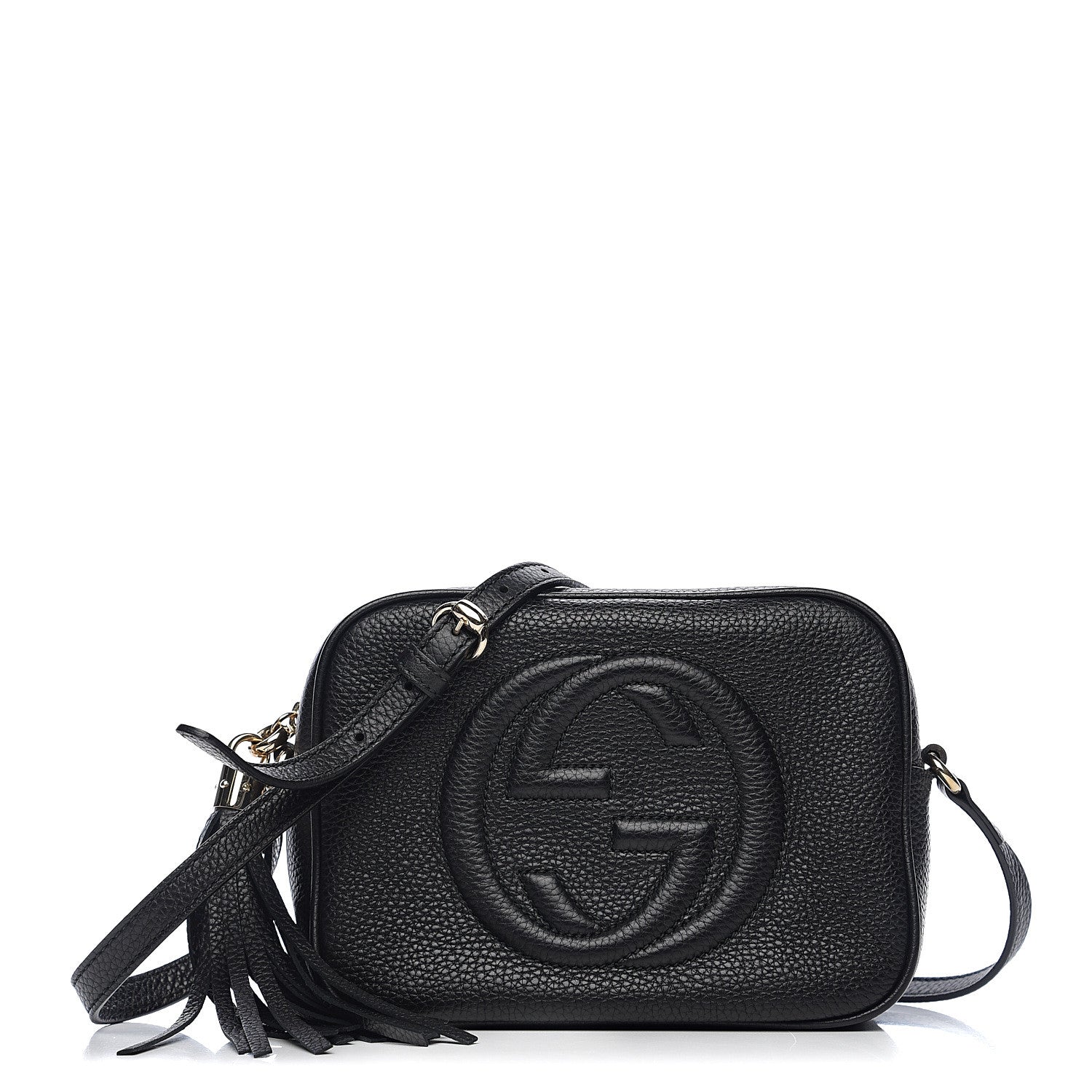 Gucci Pebbled Calfskin Small Soho Disco Bag Black 1 of 9