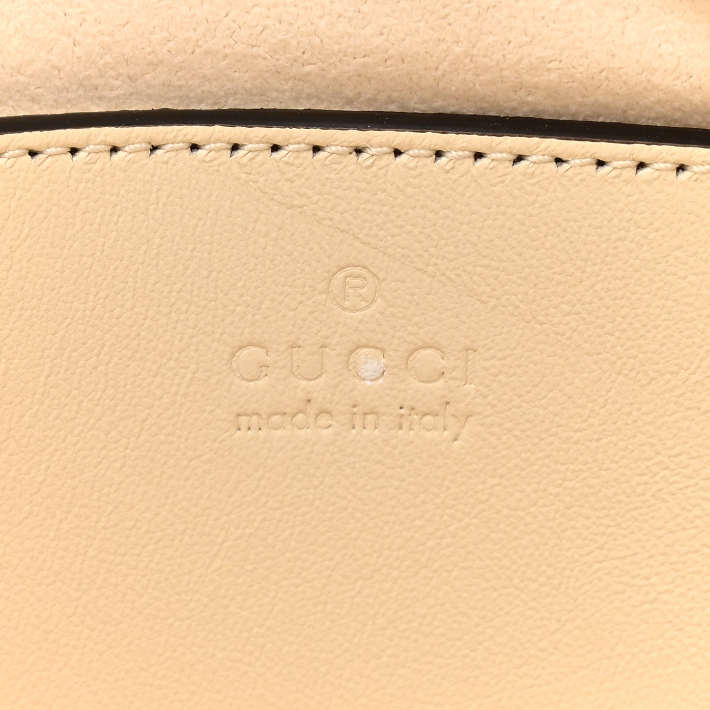 Calfskin Matelasse GG Marmont Half Moon Hobo White